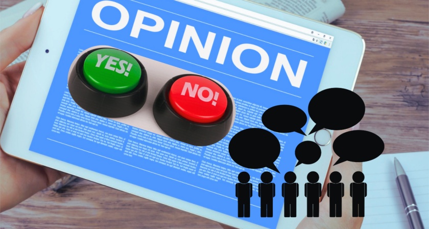 Yes or No opinion trading