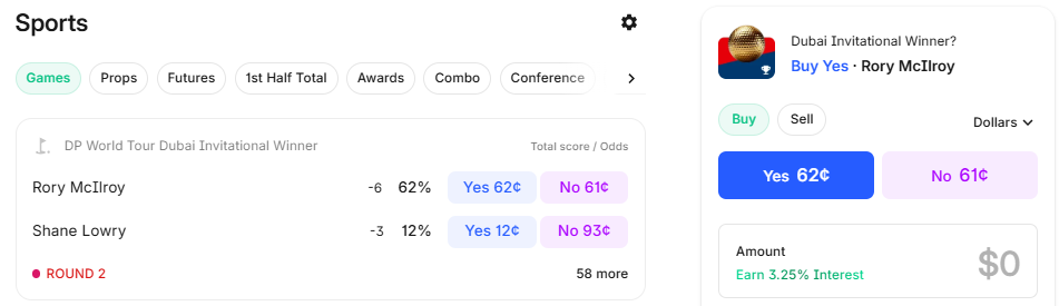 Kalshi sports trading