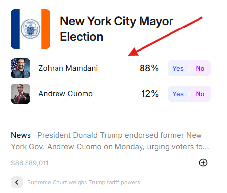 Kalshi prediction market app