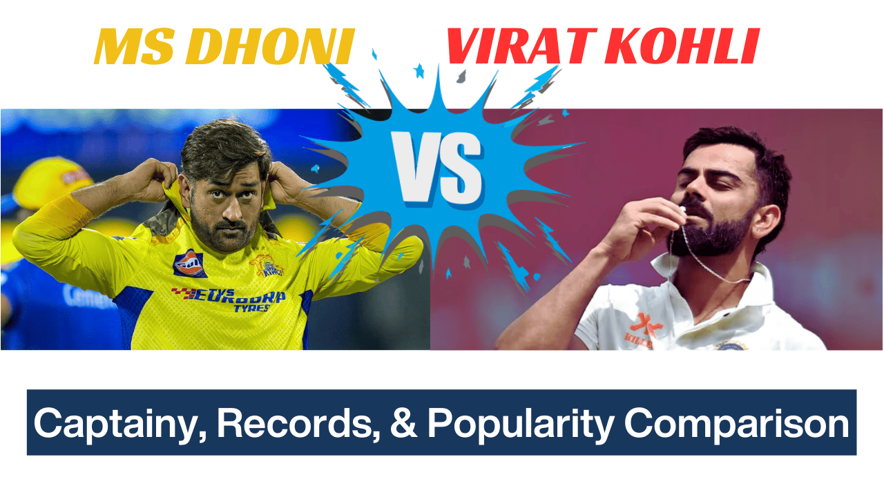 ms dhoni vs virat kohli who is better