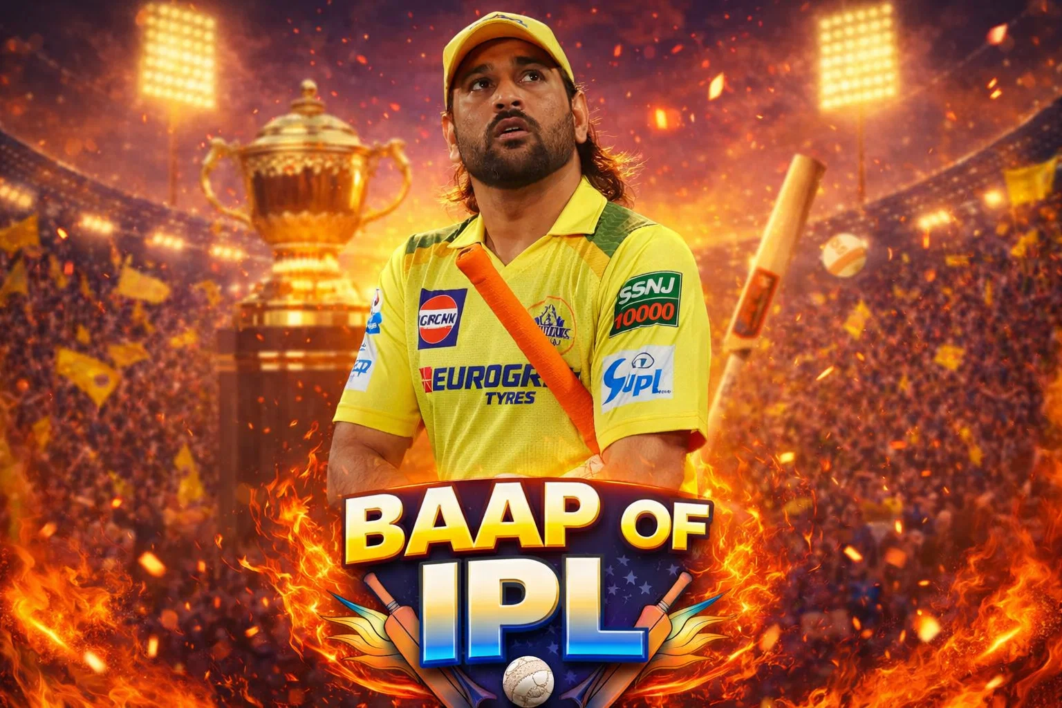 MS Dhoni is the baap of IPL and CSK