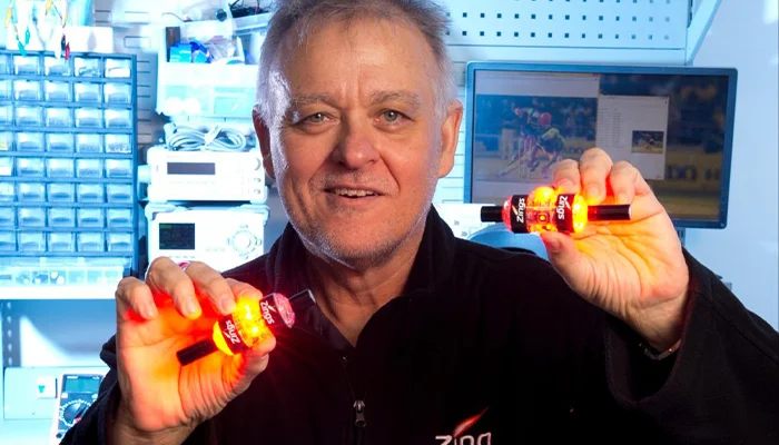 Bronte Eckermann the inventor of bails of the stumps