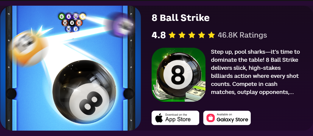 download 8 ball strike on android
