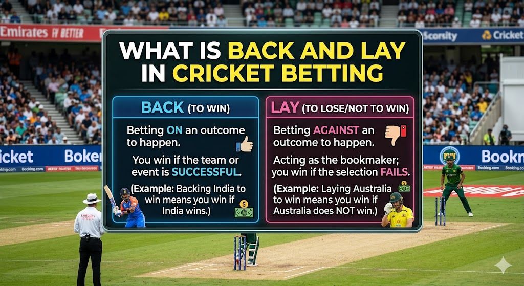 lay and bac in cricket betting